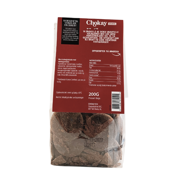 Chokay Mørk Kokesjokolade, 150g