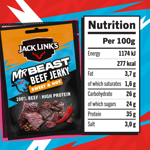 Jack Link's Beef Jerky Sweet & Hot