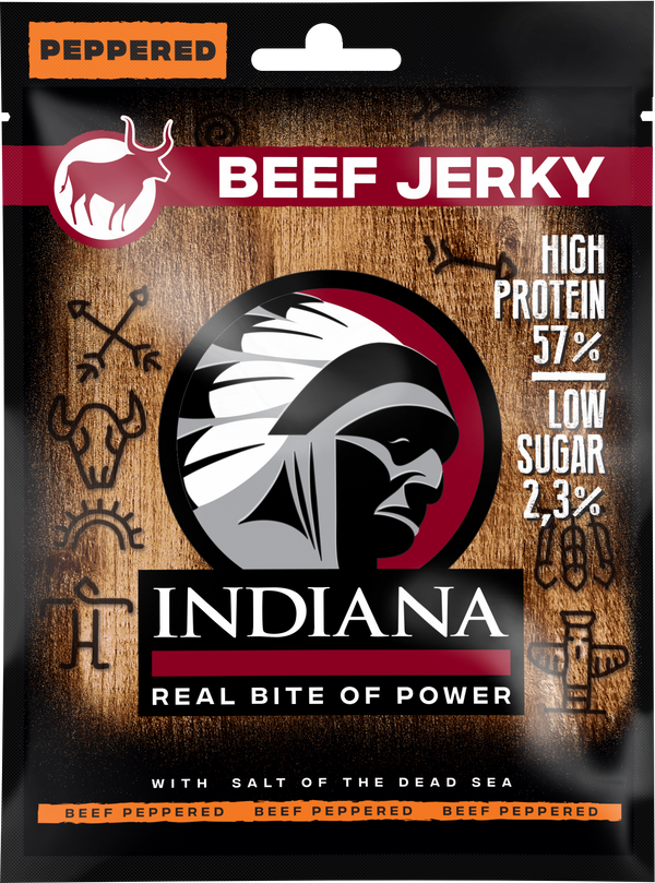 Indiana Beef Jerky Peppered
