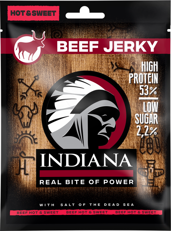 Indiana Beef Jerky Hot & Sweet