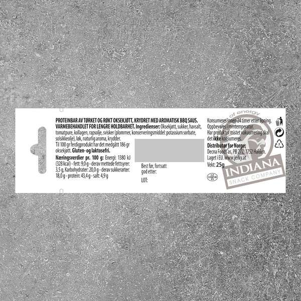 Biff Bar (Jerky Beef Bar) BBQ 25g