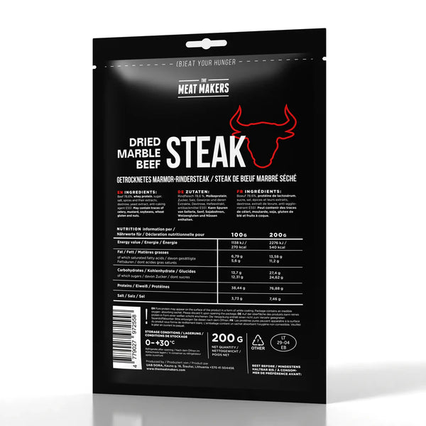 The Meat Makers Dried Marble Beef Steak 200g