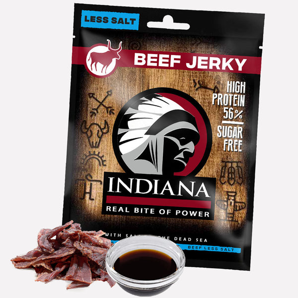 Indiana Beef Jerky Mindre Salt