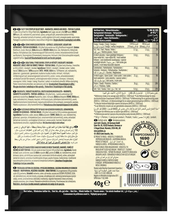 Jack Link's Beef Jerky Teriyaki