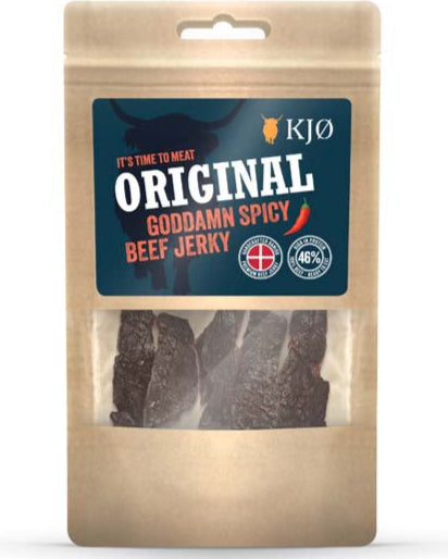 KJØ Goddamn Spicy Beef Jerky