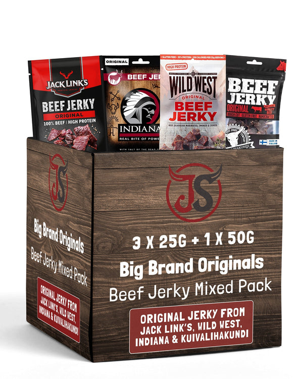 Big Brand Originals Beef Jerky Mixed Pack (125g)