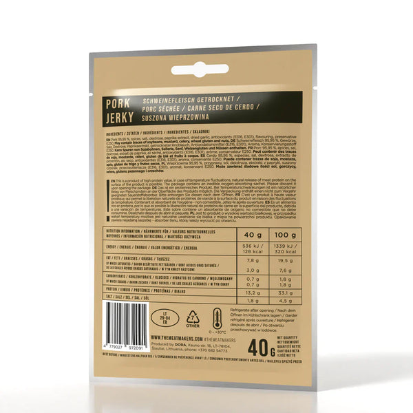 Meat Makers Pork Jerky Tactical Original 40g