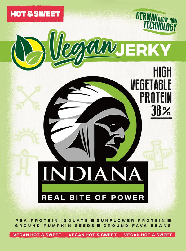 Indiana Vegansk Jerky Hot & Sweet