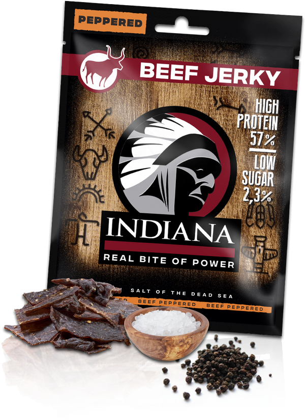 Indiana Beef Jerky Peppered