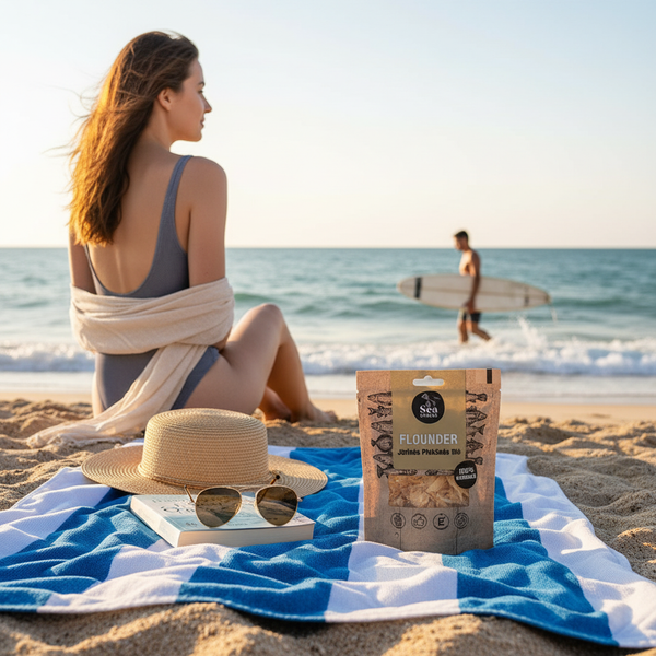 Sea Snacks Dried Sea Flounder fillet strips