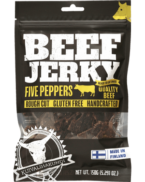 Kuivalihakundi Beef Jerky Five Peppers 50g