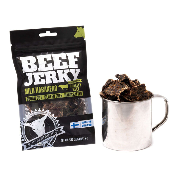 Kuivalihakundi Beef Jerky Mild Habanero 50g - Jerky Store Europe