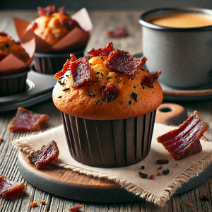 Muffins med Beef Jerky