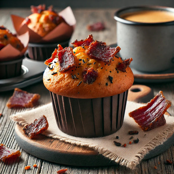 Muffins med Beef Jerky