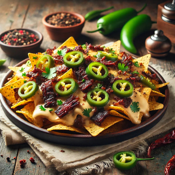 Beef Jerky Grillet Nachos