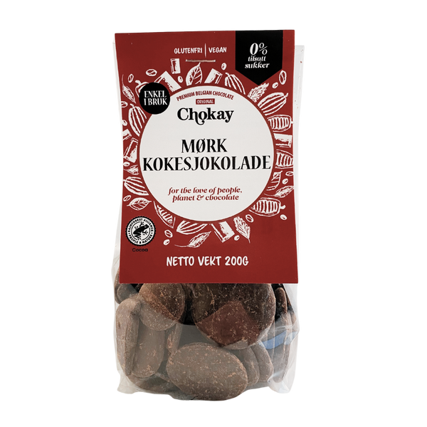 Chokay Mørk Kokesjokolade, 200g