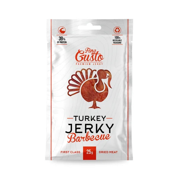 Fine Gusto Turkey Jerky BBQ