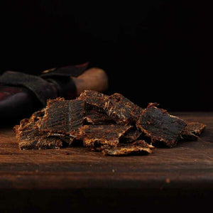 Kuivalihakundi Beef Jerky Scorpion, nærbilde