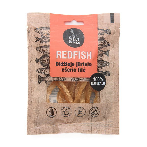 Sea Snacks Dried Redfish fillet strips