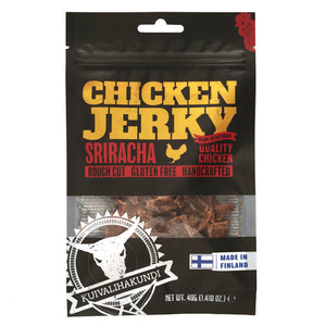 Kuivalihakundi Kylling Jerky Sriracha, sterk finsk kyllingjerky