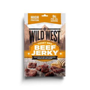Wild West, Beef Jerky, Honning og BBQ