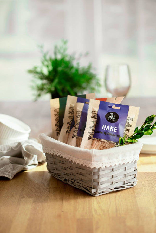 Sea Snacks Dried Hake fillet strips