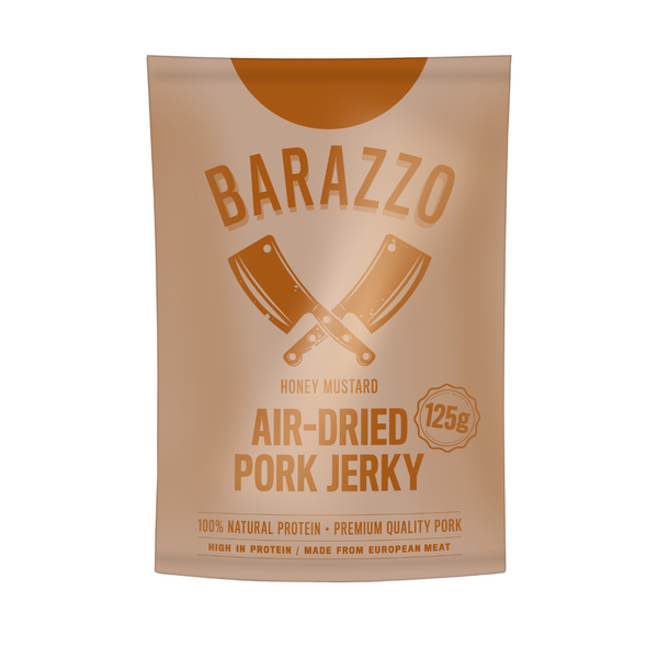Barazzo Pork Jerky Honey Mustard 125g