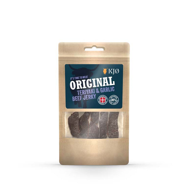 KJØ Teriyaki & Garlic Beef Jerky