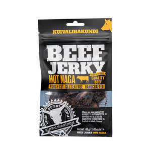 Kuivalihakundi Beef Jerky Hot Naga, sterk finsk beef jerky