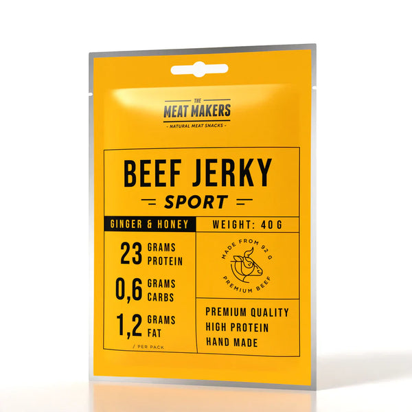 Meat Makers Beef Ginger Honey Sports 40g