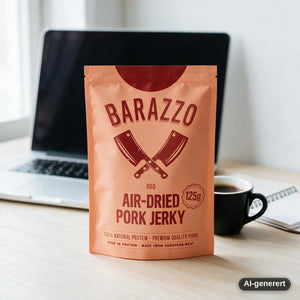 Barazzo Toerket Svinefilet BBQ 125g snacksituasjon
