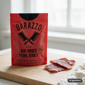Barazzo Toerket Svinefilet Klassisk 125g i bruk