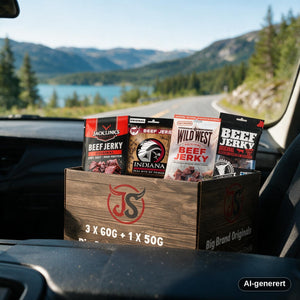 Big Brand Originals Beef Jerky Mixed Pack 230g i bruk