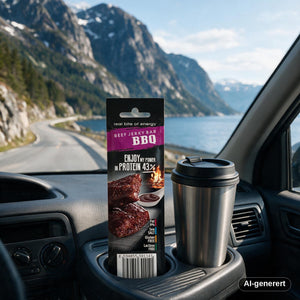 Biff Bar Jerky Beef Bar BBQ 25g i bruk