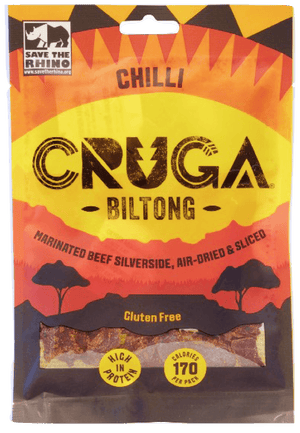 Cruga Biltong Chili, sørafrikansk biltong med chili