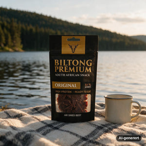 Biltong Premium Original i bruk