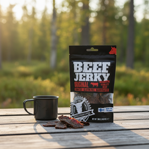 Kuivalihakundi Beef Jerky Original, lifestyle