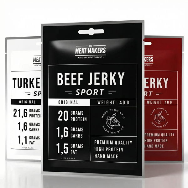 Meat Makers Beef Jerky Sports Mix (9x40g) - NY