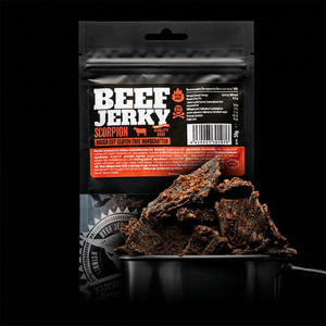Kuivalihakundi Beef Jerky Scorpion, ekstremt sterk finsk beef jerky