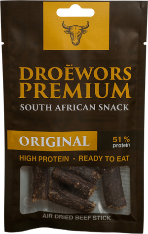 Biltong Premium Original Oelpoelse Droewors naerbilde