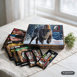 Indiana Jerky Gavepakning i bruk