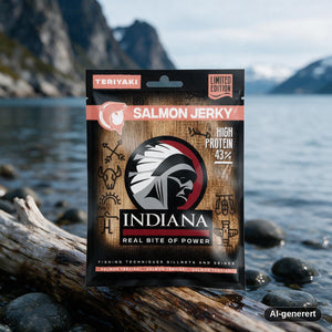 Indiana Laks Jerky Teriyaki i bruk
