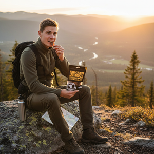 Kuivalihakundi Kylling Jerky med Sitrongress i bruk