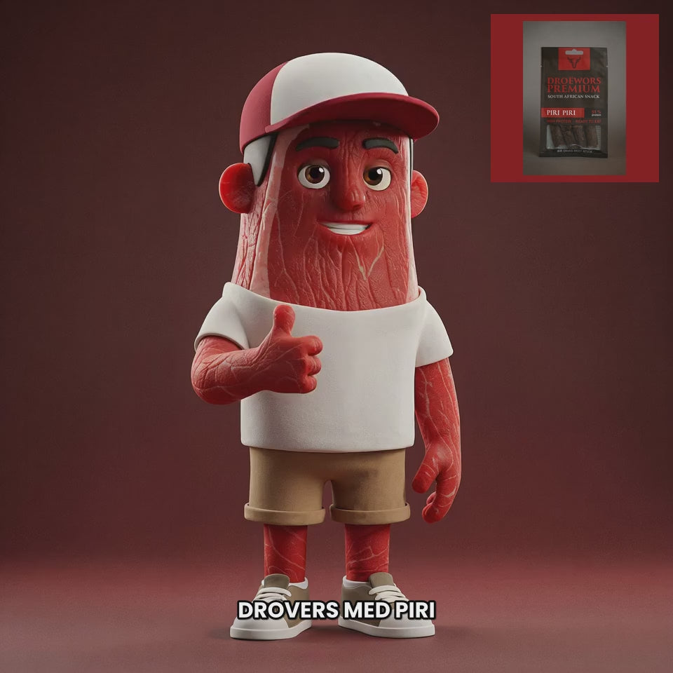 Chuck mascot biltong-premium-droewors-piri-piri