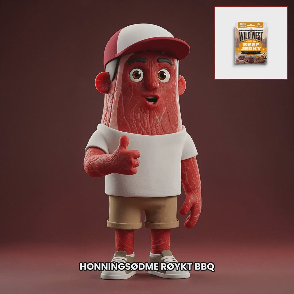 Chuck mascot wild-west-honey-bbq NO