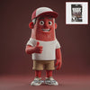 Chuck mascot kuivalihakundi-beef-jerky-garlic NO