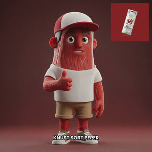 Chuck mascot fine-gusto-beef-jerky-pepper