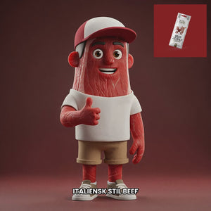 Chuck mascot fine-gusto-beef-jerky-natural
