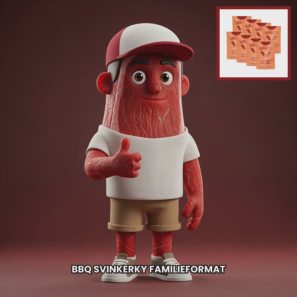 Chuck mascot barazzo-pork-jerky-classic-1-kg-8x125g
