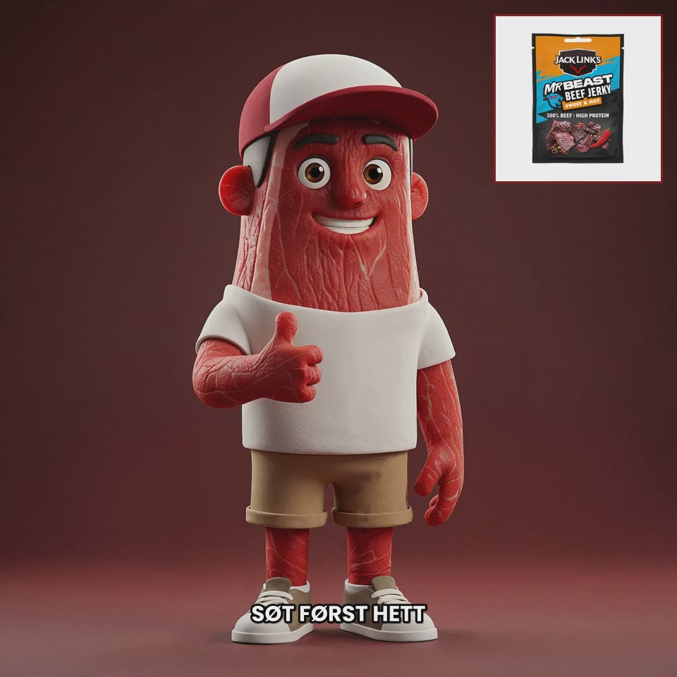 Chuck mascot jack-links-beef-jerky-hot-sweet NO